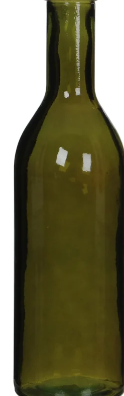 Mica Decorations Deko-Flasche Rioja grün D 15 cm H 50 cm