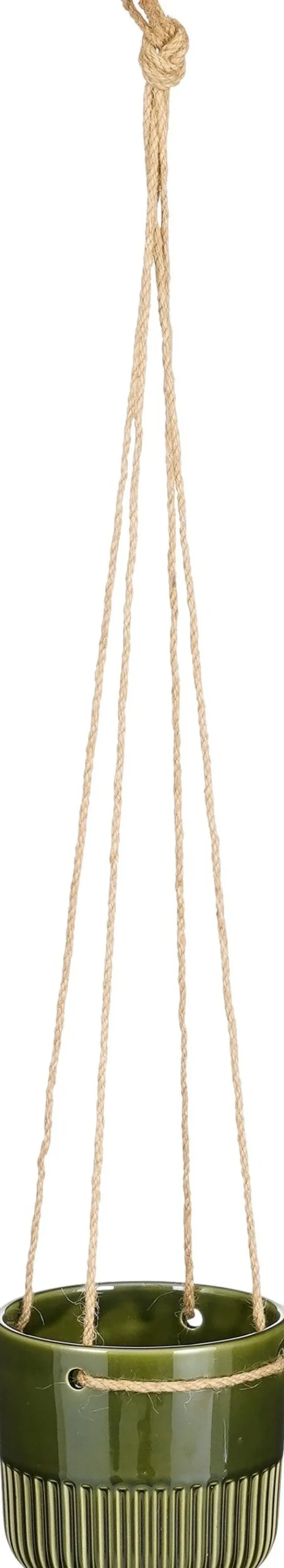 Mica Decorations Hängetopf Primo grün D 14 H 13 cm