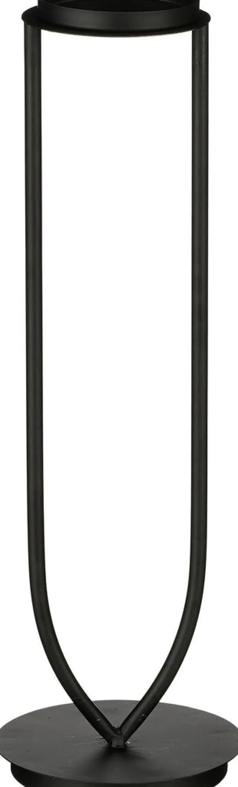 Mica Decorations Kerzenständer Roba schwarz D 15 H 48 cm