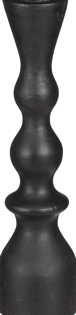 Mica Decorations Kerzenständer schwarz D 7 H 30 cm