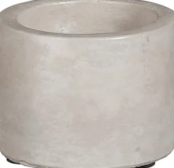 Mica Decorations Kerzenständer grau D 6,5 H 5 cm