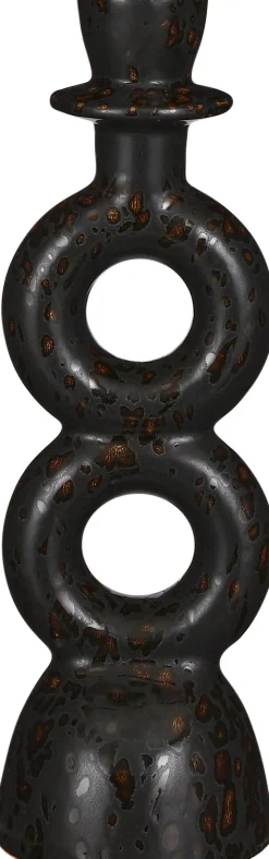 Mica Decorations Kerzenständer schwarz D 8 H 24 cm