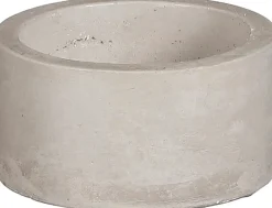 Mica Decorations Kerzenständer grau D 8,5 H 4,5 cm