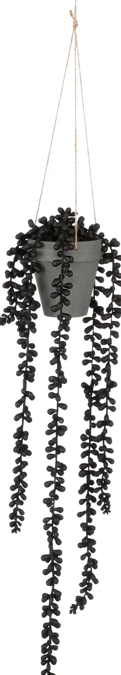 Mica Decorations Kunstpflanze Erbsenpflanze 56 x 9 x 9 cm zwart