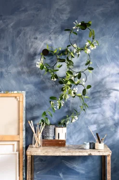 Mica Decorations Pflanzenstütze Kreis schwarz D 28 cm