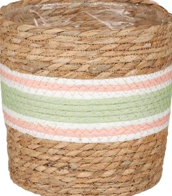 Mica Decorations Pflanzkorb Rachel hellgrün D 19 H 19 cm