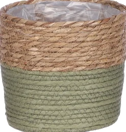 Mica Decorations Pflanzkorb Rachel grün D 18 cm H 18 cm
