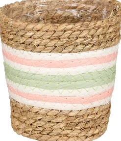 Mica Decorations Pflanzkorb Rachel hellgrün D 12 H 12 cm