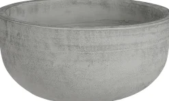 Mica Decorations Pflanzschale Cairo grau D 28 H 13 cm
