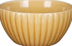 Mica Decorations Schale gelb Pesca D 12,5 H 6 cm