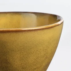 Mica Decorations Schale Tabo gelb D 11 cm H 6,5 cm