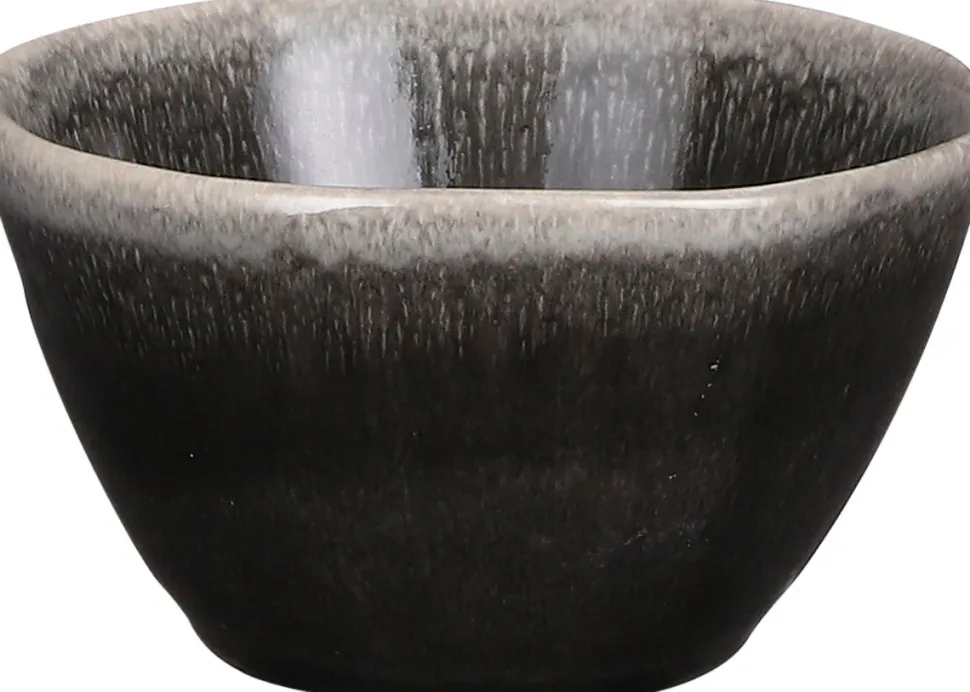 Mica Decorations Schale Tabo schwarz D 11 H 5 cm