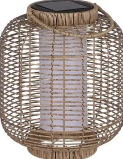 Mica Decorations Solar-Laterne Peak braun D 26 H 30 cm