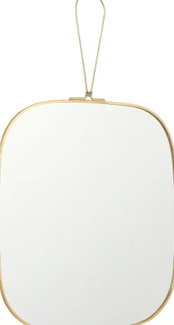 Mica Decorations Spiegel gold 20 x 32 cm