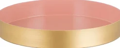 Mica Decorations Tablett Passo rosa D 21 H 2,5 cm