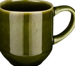 Mica Decorations Tasse Rhea grün D 8 H 9 cm