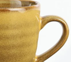 Mica Decorations Tasse Tabo gelb D 8 cm H 8 cm