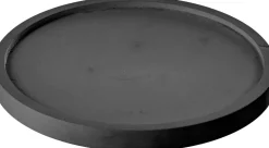 Mica Decorations Teller für Glasglocke Hella schwarz D 17,5 cm H 2 cm