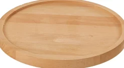 Mica Decorations Teller für Glasglocke Hella Holz hell D 23,5 cm H 2 cm