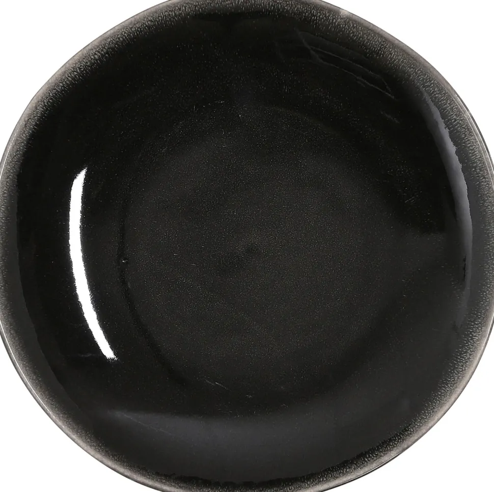 Mica Decorations Teller Tabo schwarz D 20,5 H 2 cm