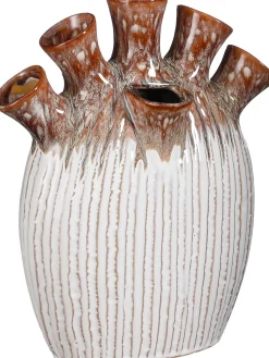 Mica Decorations Tulpenvase Saul braun 26 x 14 x 30,5 cm