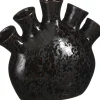 Mica Decorations Tulpenvase Saul schwarz 25 x 10 x 21 cm