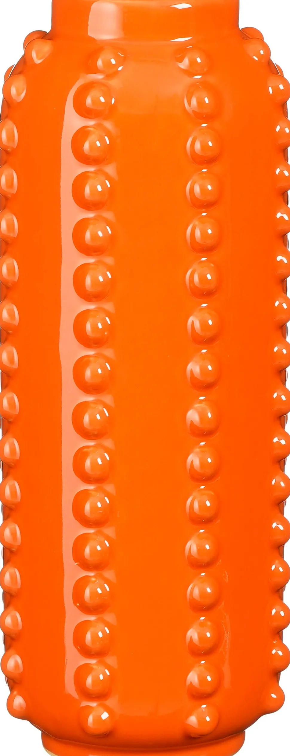 Mica Decorations Vase Boaz orange D 8 H 18 cm