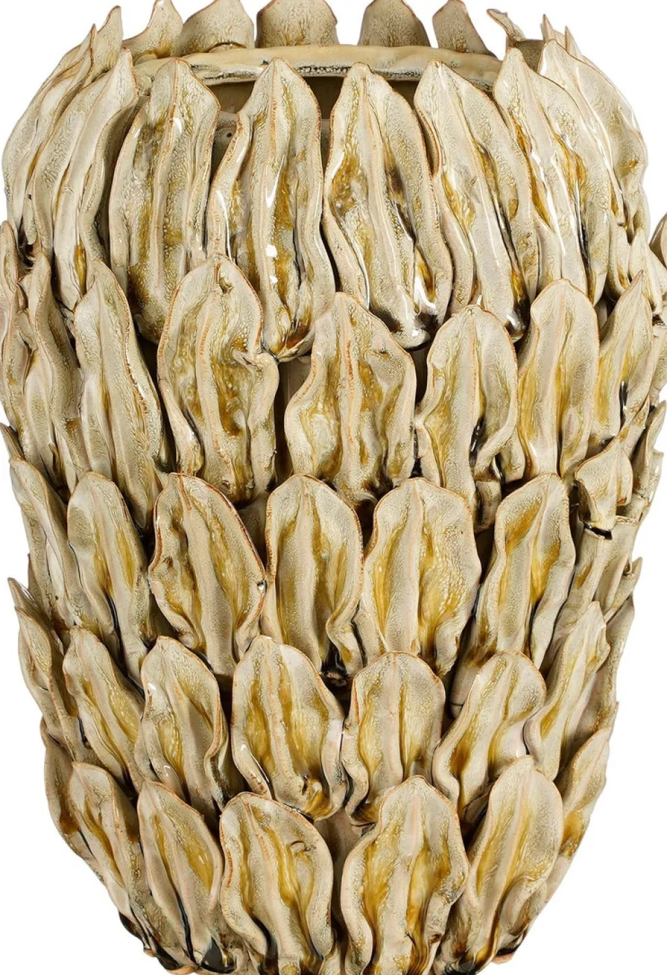 Mica Decorations Vase Chico beige D 20 H 28 cm