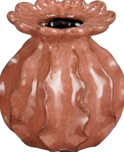 Mica Decorations Vase Marly braun D 12,5 H 14 cm