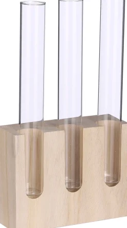 Mica Decorations Vase Stephen transparent;braun 18 x 13 x 23 cm