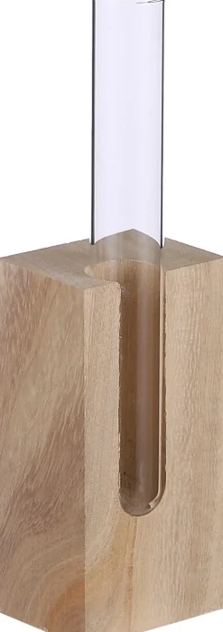 Mica Decorations Vase Stephen transparent;braun 5 x 4 x 18 cm