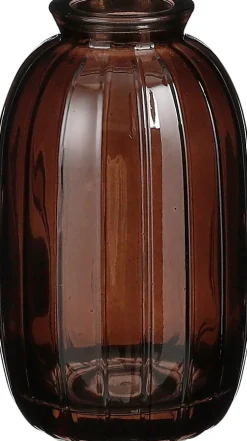 Mica Decorations Vase Verdi braun D 7 H 12 cm