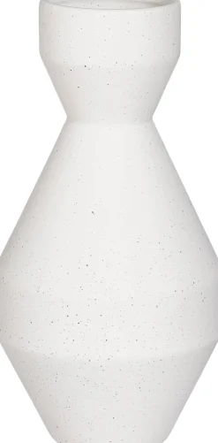 Mica Decorations Vase weiß D 14 H 26,5 cm