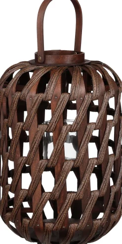 Mica Decorations Wichtlicht Helios braun D 31 H 49 cm