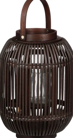 Mica Decorations Wichtlicht Harvard braun D 23 H 33 cm