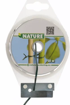 Nature Bindedraht mit Metallkern 100 m grün