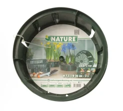 Nature Blumenzwiebel Pflanzschale grün D 26 H 7,5 cm 3 St.