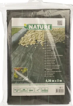 Nature Unkrautvlies 4,2 x 5 m 100 g/m² schwarz