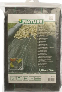 Nature Unkrautvlies 5,2 x 5 m schwarz