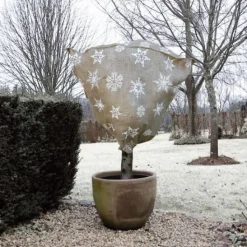 Nature Winterschutz-Haube Jute D 75 cm H 100 cm