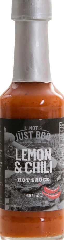 Not Just BBQ Barbecue Hot Sauce Lemon & Chili scharf 130 ml