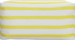 Overseas Hocker gelb / weiß 70 x 45 x 35 cm