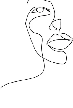 PB-Collection Bild High Head weiß 30 x 40 x 2 cm