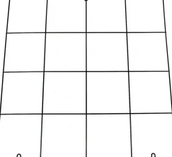 Peacock Stützgitter viereckig grün 75 x 20 cm