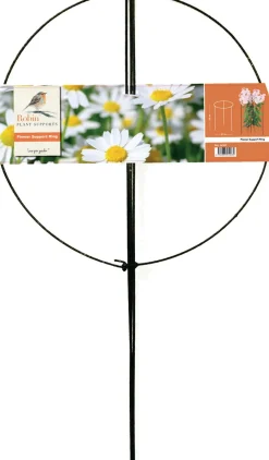 Peacock Stützring mit 3 Stäben grün D 45 H 100 cm