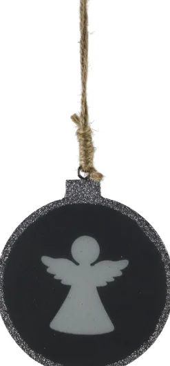 Peha Magic Weihnachtsbaumschmuck Engel Ellie grau D 8 cm