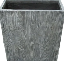 Pflanzkübel Wood 80 x 32 x 92 cm grau