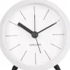 PT Living Wecker Button weiß D 9 H 10,5 cm