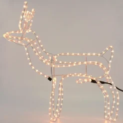 Rentier beleuchtet mit 216 LEDs warmweiß 68 x 28 x 61 cm