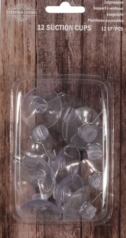 Saugnäpfe mit Haken 12 St.